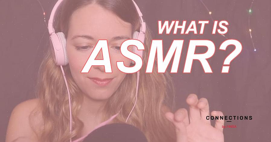 נתחיל בהצהרה על ההבדל בין הנאה מינית להנאה ASMR